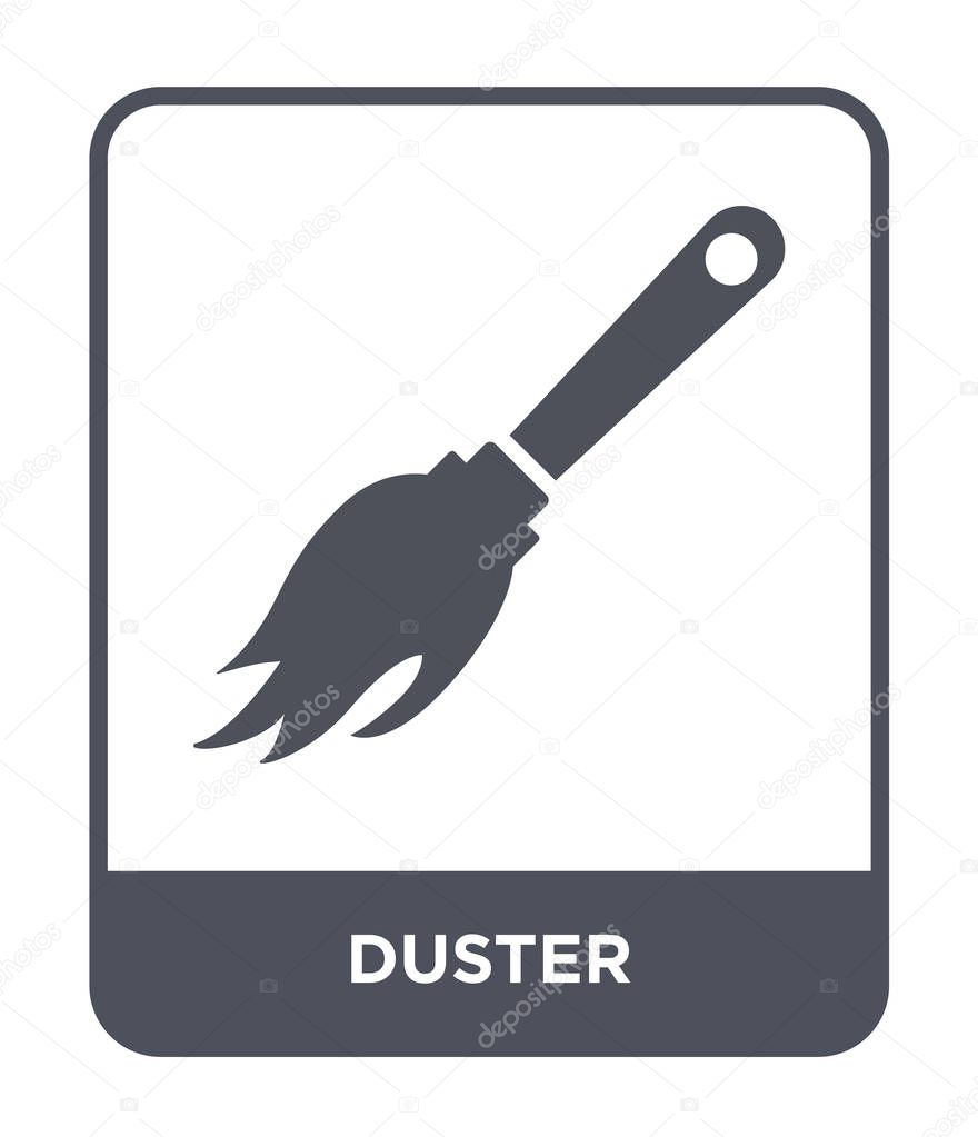 duster icon in trendy design style. duster icon isolated on white background. duster vector icon simple and modern flat symbol.