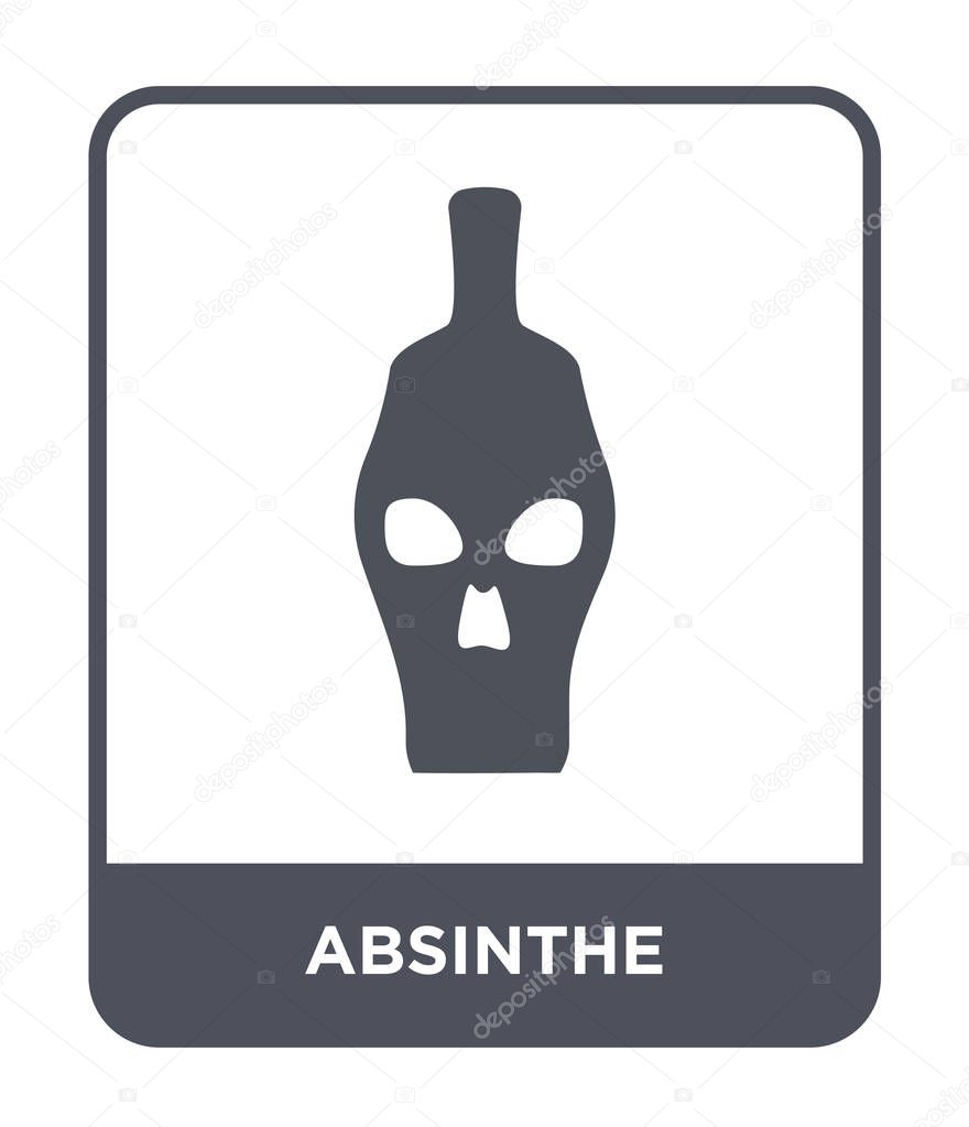 absinthe icon in trendy design style. absinthe icon isolated on white background. absinthe vector icon simple and modern flat symbol.
