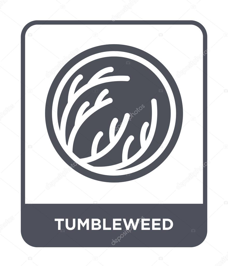 tumbleweed icon in trendy design style. tumbleweed icon isolated on white background. tumbleweed vector icon simple and modern flat symbol.