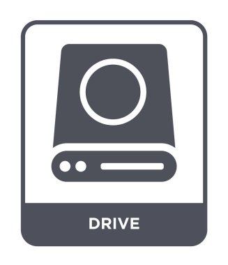 sürücü simgesini modaya uygun bir tasarım tarzı. Beyaz arka plan üzerinde izole sürücü simgesi. sürücü vektör simgesi basit ve modern düz simgesi web sitesi, mobil, logo, app, UI. Sürücü simge vektör çizim, Eps10.