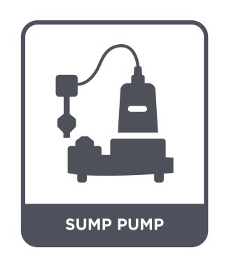 karter pompa simgesi modaya uygun bir tasarım tarzı. karter pompa simgesi beyaz arka plan üzerinde izole. karter pompa vektör simgesi basit ve modern düz sembolü.