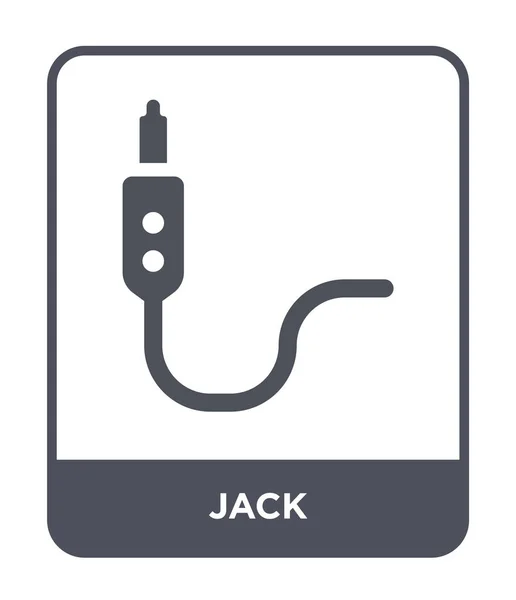 Jack Symbol Trendigen Design Stil Buchsensymbol Isoliert Auf Weißem Hintergrund — Stockvektor