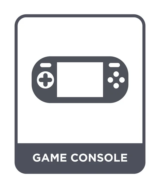 Icono Consola Juegos Estilo Diseño Moda Icono Consola Juegos Aislado — Vector de stock