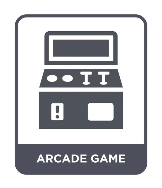 Modaya Uygun Bir Tasarım Tarzı Arcade Oyunun Simgesi Arcade Oyun — Stok Vektör