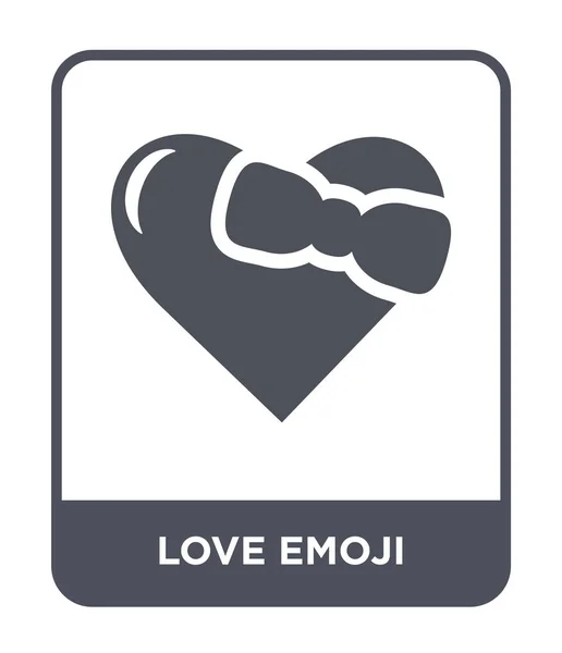 Ikony Emoji Miłość Modny Styl Ikony Emoji Miłość Białym Tle — Wektor stockowy