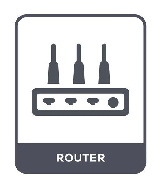 Router Symbol Trendigen Design Stil Router Symbol Isoliert Auf Weißem — Stockvektor