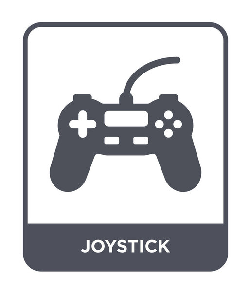 joystick icon in trendy design style. joystick icon isolated on white background. joystick vector icon simple and modern flat symbol.