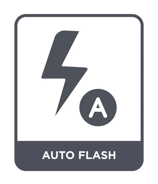 Ícone Flash Automático Estilo Design Moderno Ícone Flash Automático Isolado — Vetor de Stock