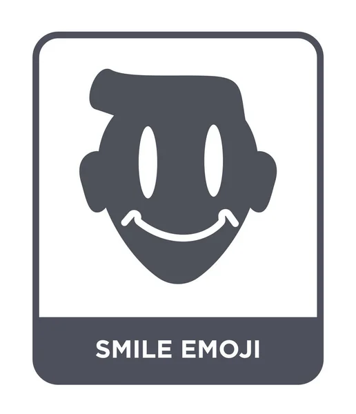Smile Emoji Symbol Trendigen Design Stil Smile Emoji Symbol Isoliert — Stockvektor