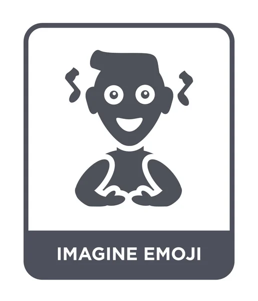 Imagine Ícone Emoji Estilo Design Moderno Imagine Ícone Emoji Isolado — Vetor de Stock