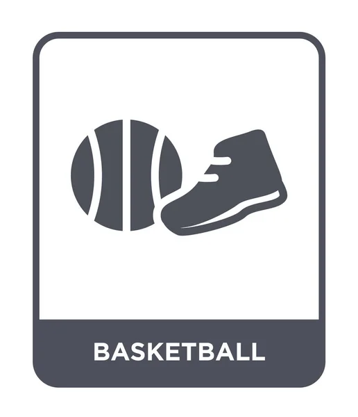Basketball Ikone Trendigen Design Stil Basketball Ikone Auf Weißem Hintergrund — Stockvektor