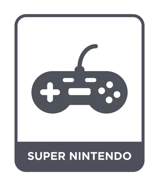 Modaya Uygun Bir Tasarım Tarzı Süper Nintendo Simgesi Süper Nintendo — Stok Vektör
