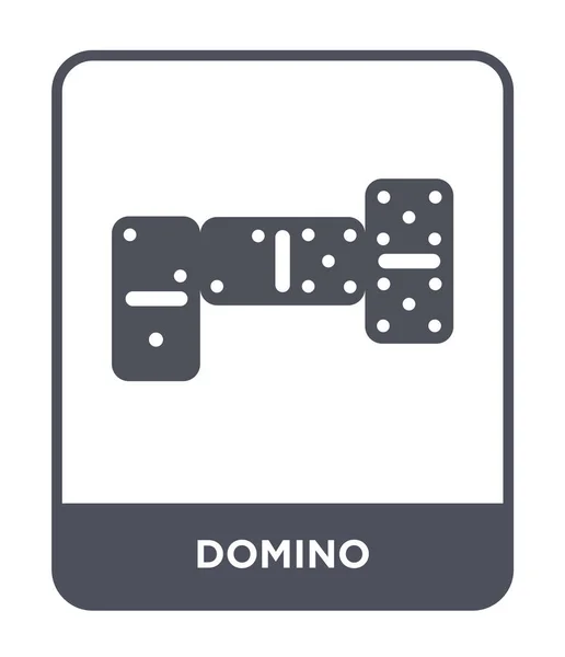 Icône Domino Dans Style Design Tendance Icône Domino Isolé Sur — Image vectorielle