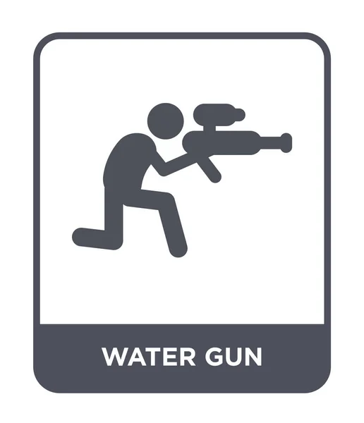 Waterpistool Pictogram Trendy Stijl Waterpistool Pictogram Geïsoleerd Een Witte Achtergrond — Stockvector