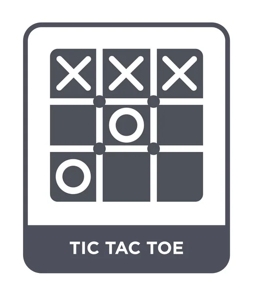 Icône Tic Tac Toe Dans Style Design Tendance Icône Tic — Image vectorielle