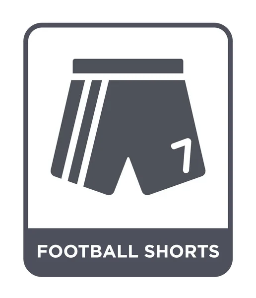 Fußballshort Ikone Trendigen Design Stil Fußball Shorts Symbol Isoliert Auf — Stockvektor