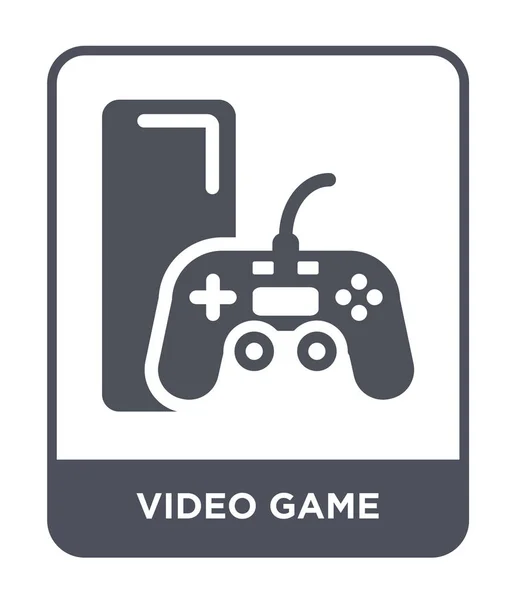 Video Herní Ikony Módní Design Stylu Videohra Ikona Izolovaných Bílém — Stockový vektor