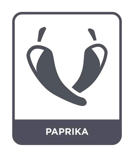 Icône Paprika Dans Style Design Mode Icône Paprika Isolé Sur — Image vectorielle