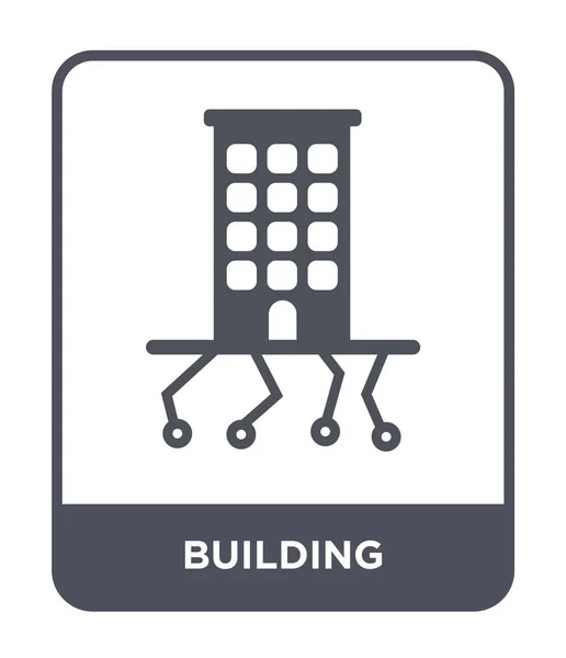 Icono Del Edificio Estilo Diseño Moda Icono Del Edificio Aislado — Vector de stock