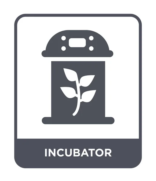 Inkubator Ikonen Trendig Designstil Inkubator Ikonen Isolerad Vit Bakgrund Inkubator — Stock vektor