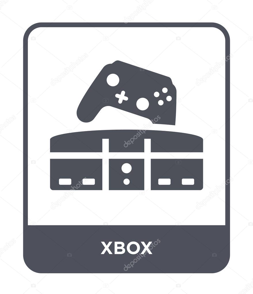 xbox icon in trendy design style. xbox icon isolated on white background. xbox vector icon simple and modern flat symbol for web site, mobile, logo, app, UI. xbox icon vector illustration, EPS10.