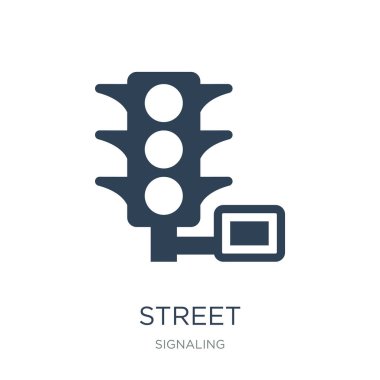 sokak simge vektör dolu beyaz arka planda, sokak moda simgeler sinyal Collection, sokak vektör çizim