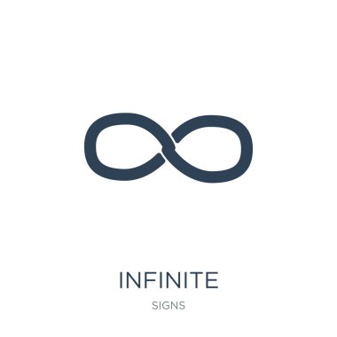 sonsuz simge vektör beyaz arka plan üzerinde sonsuz trendy dolu simgeler işaretleri Collection, sonsuz vektör çizim