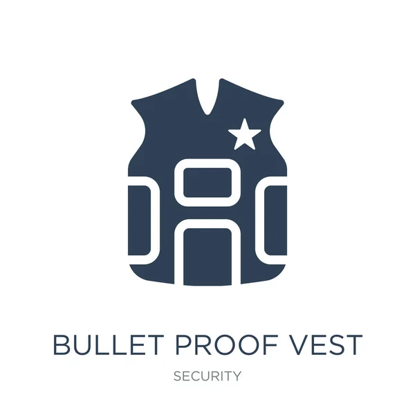 Bullet Bewijs Vest Pictogram Vector Witte Achtergrond Bullet Bewijs Vest — Stockvector