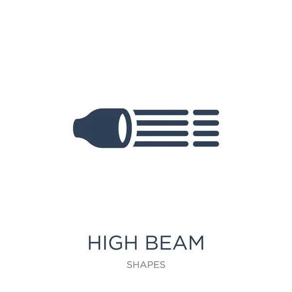 high beam icon vector on white background, high beam trendy filled icons from Shapes collection, high beam vector illustration