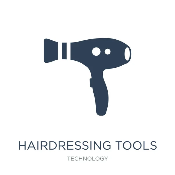 Hairdressing Tools Icon Vector White Background Hairdressing Tools Trendy Filled — Stock Vector
