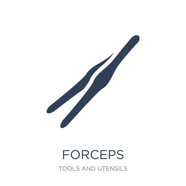 Forceps Icon Vector White Background Forceps Trendy Filled Icons Tools — Stock Vector