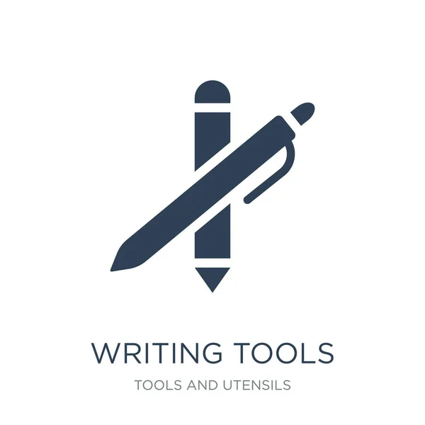 Schreibwerkzeuge Icon Vektor Auf Weißem Hintergrund Schreibwerkzeuge Trendy Gefüllte Icons — Stockvektor