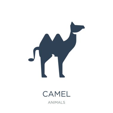 deve simge vektör simgelerindeki beyaz arka plan, deve trendy doldurulmuş hayvanlar Collection