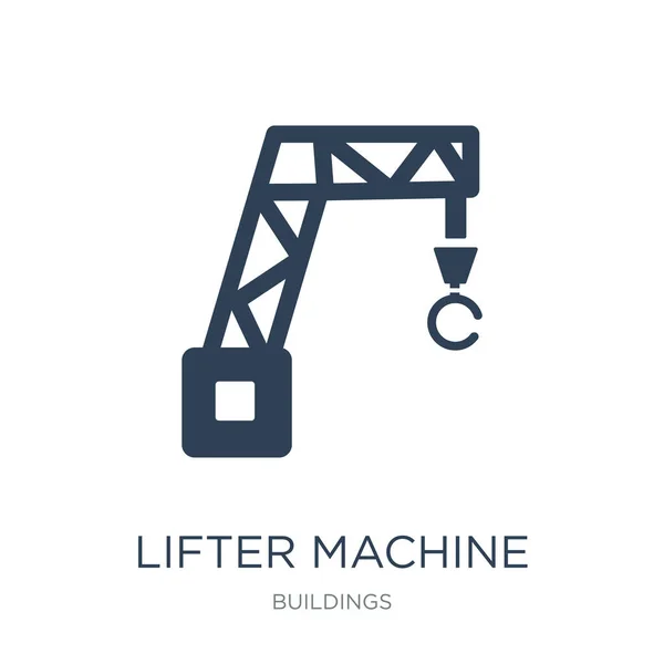 Machine Levage Icône Vecteur Sur Fond Blanc Machine Levage Icônes — Image vectorielle