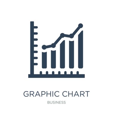 grafik grafik simge vektör beyaz arka plan üzerinde grafik grafik trendy iş toplama simgeler dolu.