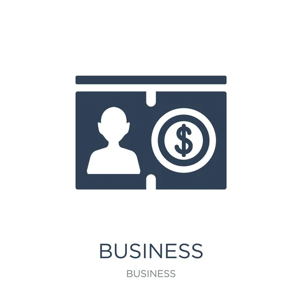 Business Icon Vektor Auf Weißem Hintergrund Business Trendy Gefüllte Icons — Stockvektor
