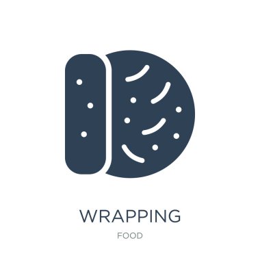 simge vektör beyaz arka plan üzerinde kaydırma, kaydırma trendy simgeler gıda koleksiyonundan dolu