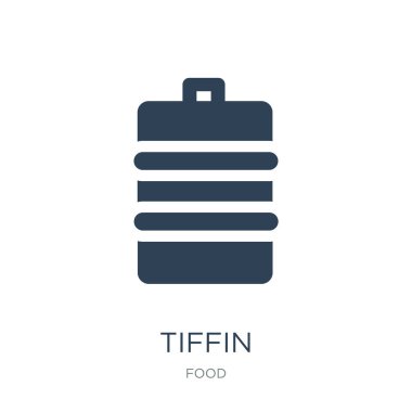 tiffin icon vector on white background, tiffin trendy filled icons from Food collection clipart