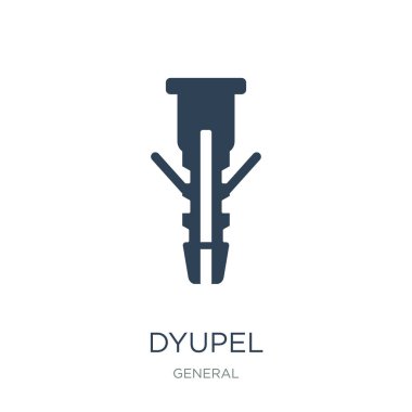 dyupel simge vektör beyaz arka plan üzerinde dyupel trendy genel koleksiyon simgeler dolu.