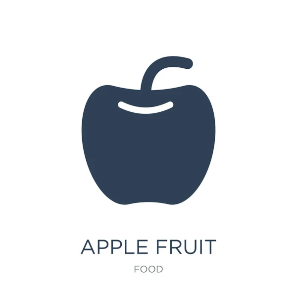 Icône Fruits Pomme Vecteur Sur Fond Blanc Pomme Fruits Icônes — Image vectorielle