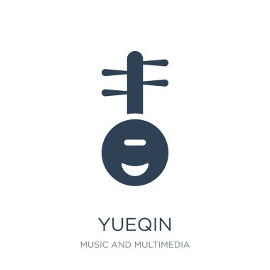 yueqin icon vector on white background, yueqin trendy filled icons from Music and multimedia collection clipart