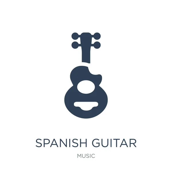 Ισπανική Κιθάρα Διάνυσμα Εικονίδιο Άσπρο Φόντο Ισπανικής Κιθάρας Trendy Γεμάτο — Διανυσματικό Αρχείο