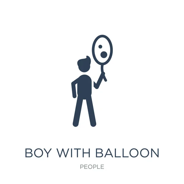 Balon Simge Vektör Beyaz Arka Plan Üzerinde Çocuk Simgelerle Balon — Stok Vektör