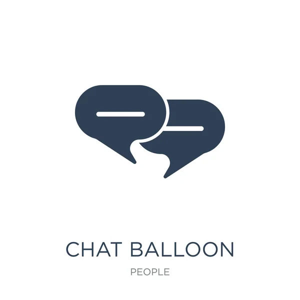 Chat Ballon Icon Vektor Auf Weißem Hintergrund Chat Ballon Trendy — Stockvektor
