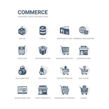 basit checke, süpermarket alışveriş sepeti, tenteli, çevrimiçi mağaza sepeti, açık store gibi simgeleri eklemek arabası, eko etiketinden, tam para çantası, alışveriş mağazası ile alışveriş, çıkar için