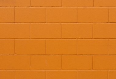 turuncu boyalı tuğla duvar dokusu ve arkaplanı - görüntü