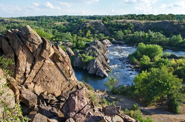 View of  rocks and rivers in  reserve — Stock Photo, Image