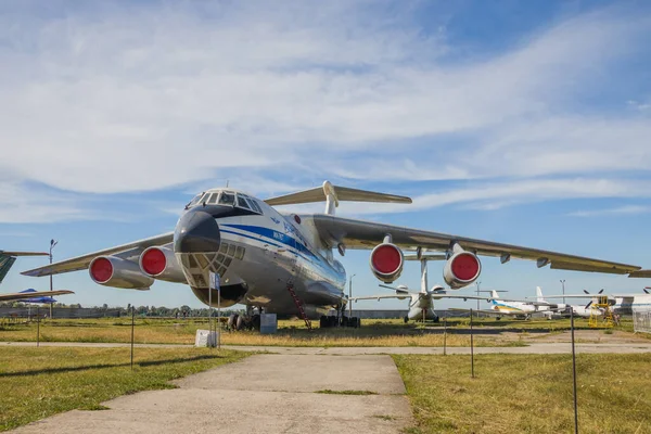 Kiew Ukraine August 2020 Außenansicht Eines Viermotorigen Turbofan Mehrzweckflugzeugs Vom — Stockfoto