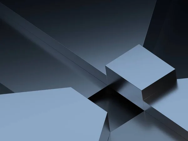 Yüksek teknoloji 3d arka plan bulanık yansıyan metal yüzey. Uygulama, poster, afiş arka planlar, web ya da parmak izi amaçlar için uygundur..