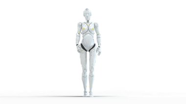 Sai fi robotlar 3d render